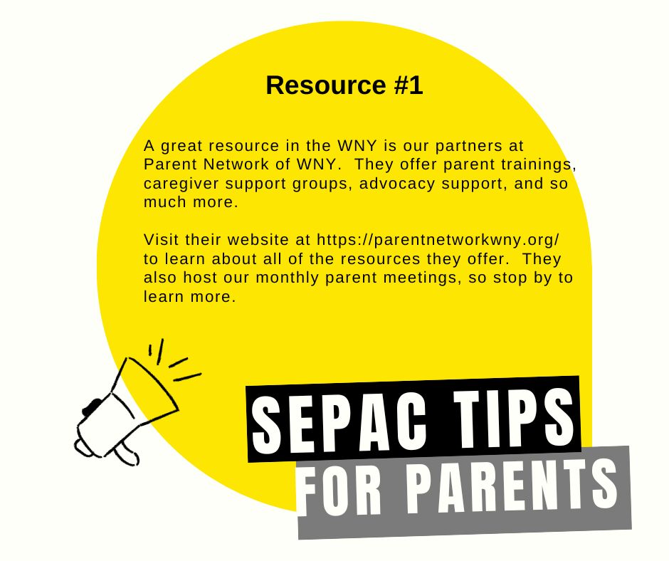 One of SEPAC's goals is to share resources to help parents of children with disabilities navigate the unique world we share. For October, we bring you our #10Resourcesin10Days campaign.  

First up?  <a href="/PNWNY/">Parent Network of WNY</a>