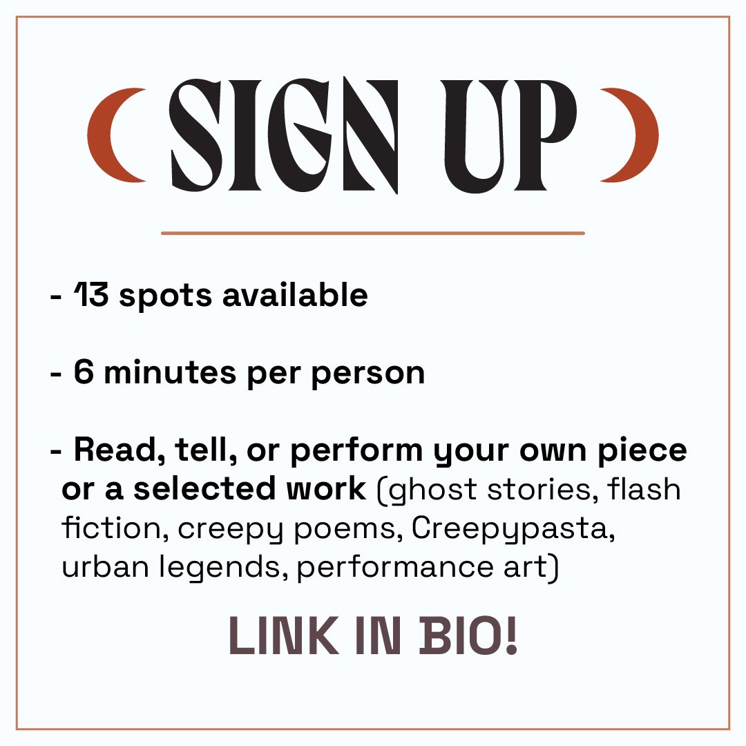 Ask any ghoul, they’ll tell you October 25th in Bobet 332 is guaranteed to be a monster mash! Stop by at 5pm for good company and great scares 🎃