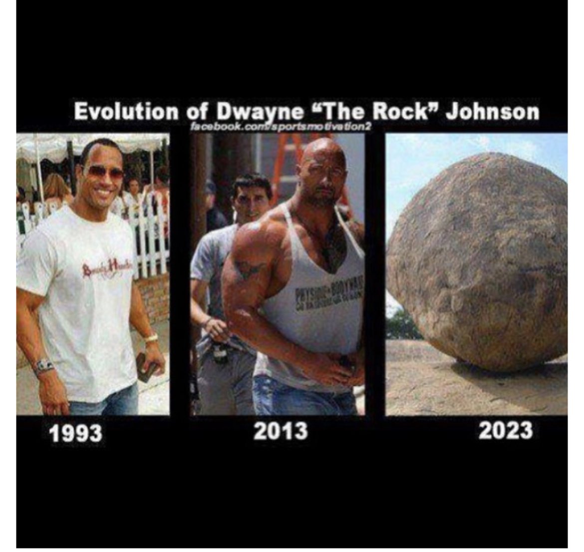 Someone posted this back in 2013. Did this happen? Is this what #therock looks like now? <a href="/TheRock/">Dwayne Johnson</a>