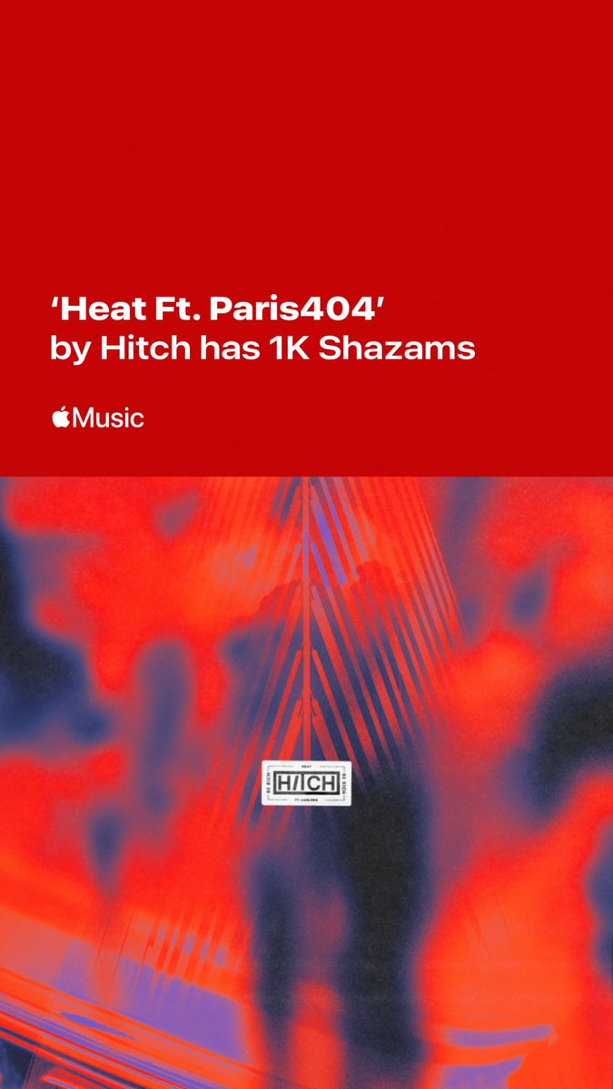 It isn’t a massive amount, but honestly, the thought of 1000 individuals Shazamming my song is pretty cool 🥺<a href="/AppleMusic/">Apple Music</a> <a href="/Shazam/">Shazam</a>