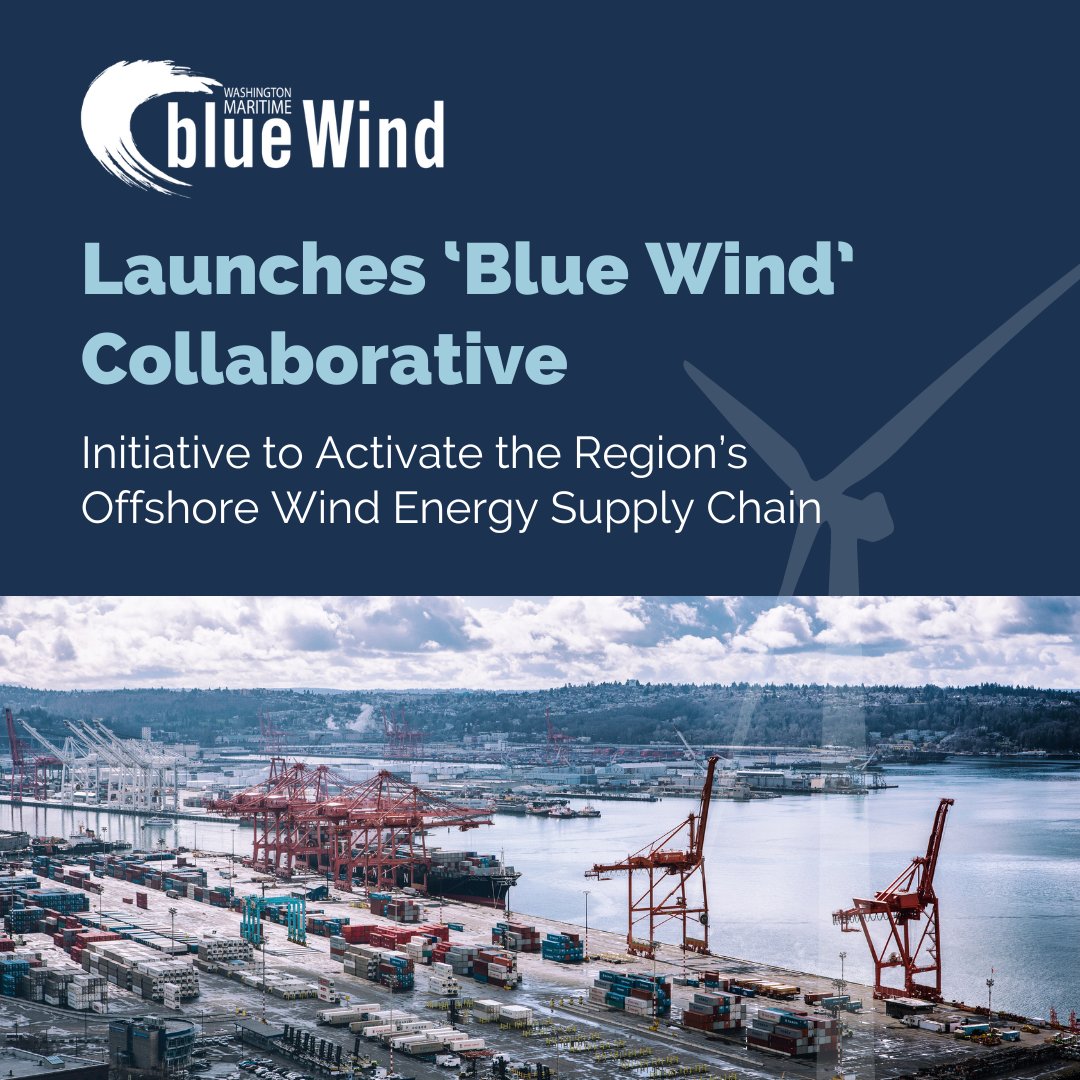 It’s time to expand WA's role in one of the largest #maritime market opps in history: the #offshorewind energy supply chain.

Blue Wind will activate WA manufacturing, maritime, &amp; tech expertise to support new &amp; existing jobs. <a href="/lisa_stiffler/">lisa stiffler</a> / @Geekwire ➡️ bit.ly/3QbpTNy
