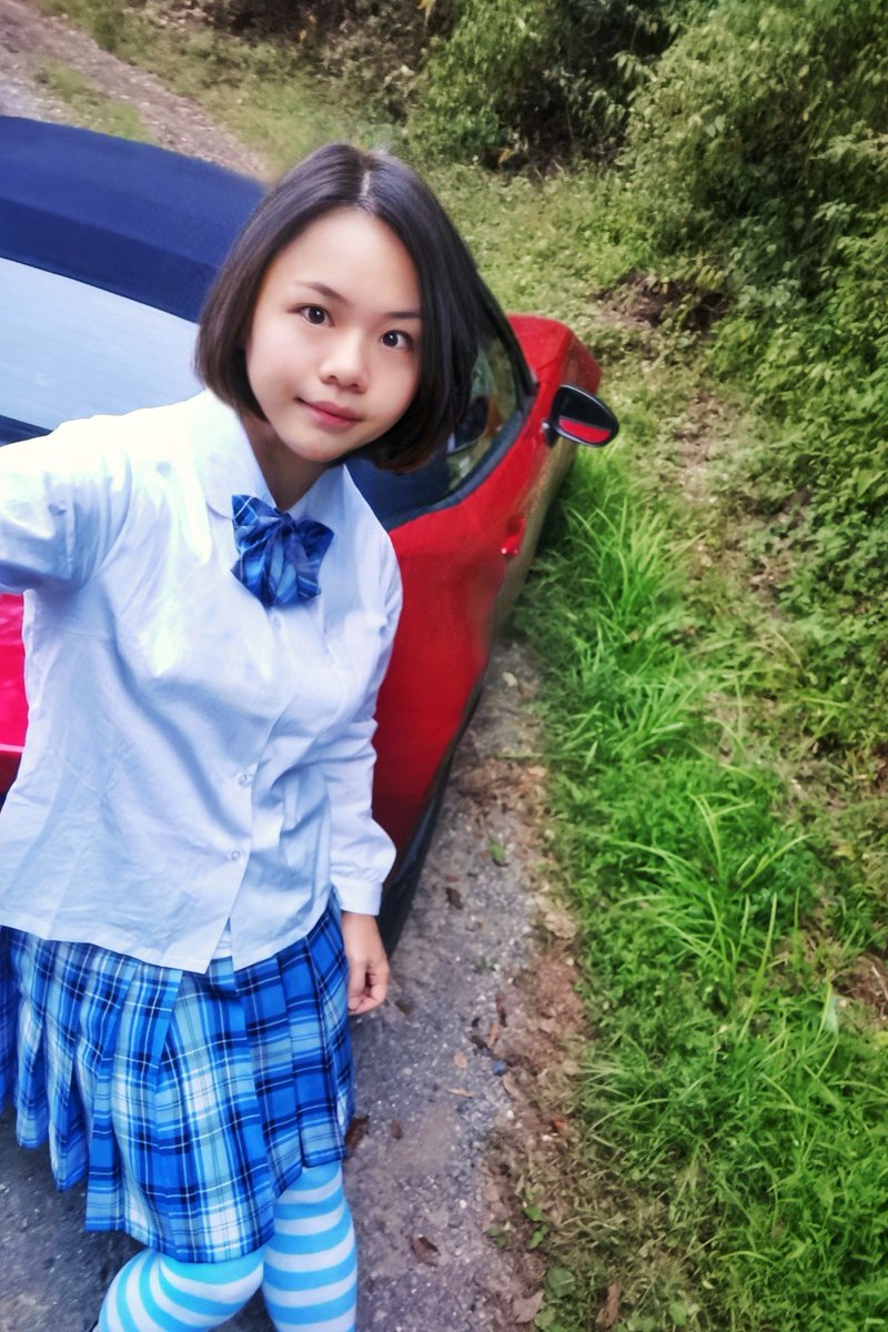 kuronekkj's tweet photo. 涼しくなってきたし、あちこち行きたいな!🚗
#制服でゴー
#女子高生
#faceapp #faceapptransgirl #faceappgirl
#カコジョ #カコジョグラム #カコジョと繋がりたい #加工女装 #架空女子 #首下女装
#ロードスター #nd5rc https://t.co/u6t7tMq3vk