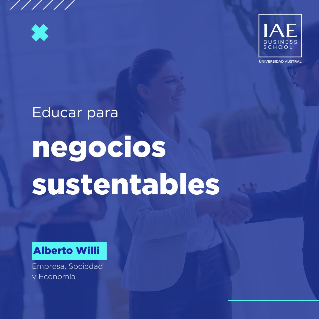 #InsightsIAE - ¿Cómo se forman quienes lideran hoy negocios?
<a href="/albertowilli/">Alberto Willi</a>, profesor en Empresa, Sociedad y Economía, brindó detalles sobre la evolución de los contenidos sobre sustentabilidad en la educación ejecutiva.

Te invitamos a escuchar el podcast: bit.ly/3XKoqQG
