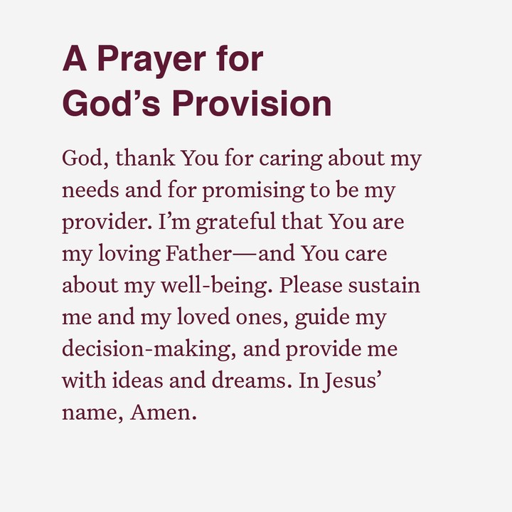 YouVersion's tweet photo. Father God, You met my greatest need when You sent Your Son to rescue me from eternal separation from You. Thank You! I never want to take Your kindness for granted. So today, please teach me to come honestly before You and to trust You with what I need. https://t.co/r3xagd7coo