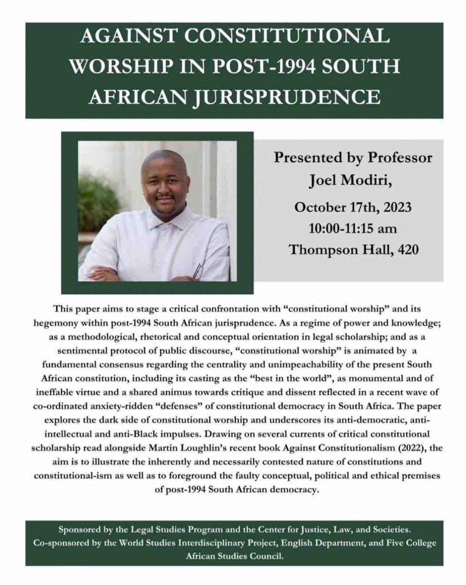 Department of Political Science at UMass Amherst tweet media