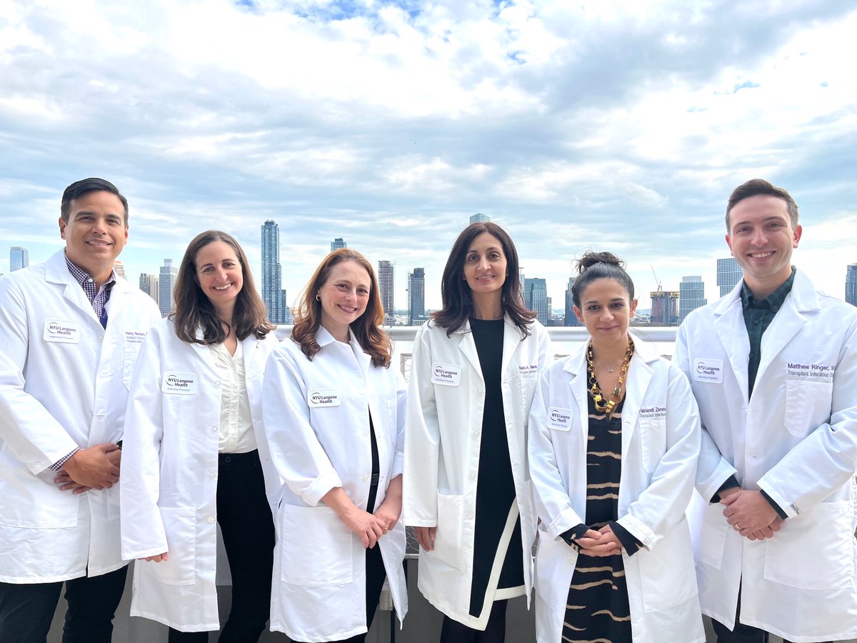 Sapna Amin Mehta MD (@sapnamehtamd) on Twitter photo As IDWeek kicks off, I’m feeling lucky about and proud of this fantastic Transplant ID team here at <a href="/nyulangone/">NYU Langone Health</a> <a href="/NYUGSOM_ID/">Division of Infectious Diseases & Immunology (ID)</a>. A group that always welcomes a challenge, cares about patients, and truly supports one another (not pictured: our great counterpart at NYU Long Island). As IDWeek kicks off, I’m feeling lucky about and proud of this fantastic Transplant ID team here at <a href="/nyulangone/">NYU Langone Health</a> <a href="/NYUGSOM_ID/">Division of Infectious Diseases & Immunology (ID)</a>. A group that always welcomes a challenge, cares about patients, and truly supports one another (not pictured: our great counterpart at NYU Long Island).