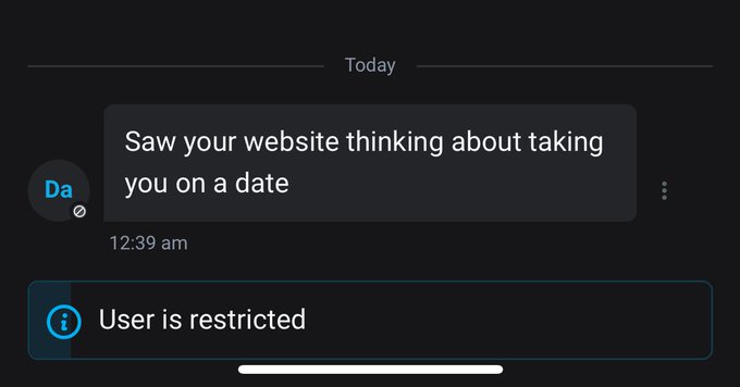 thinking about how you should have emailed me instead of putting one of my platforms in jeopardy for