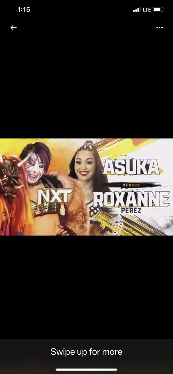 ⁦. @WWENXT⁩ I would say this will be ⁦the biggest challenge @roxanne_wwe⁩ has ever had #WWENXT