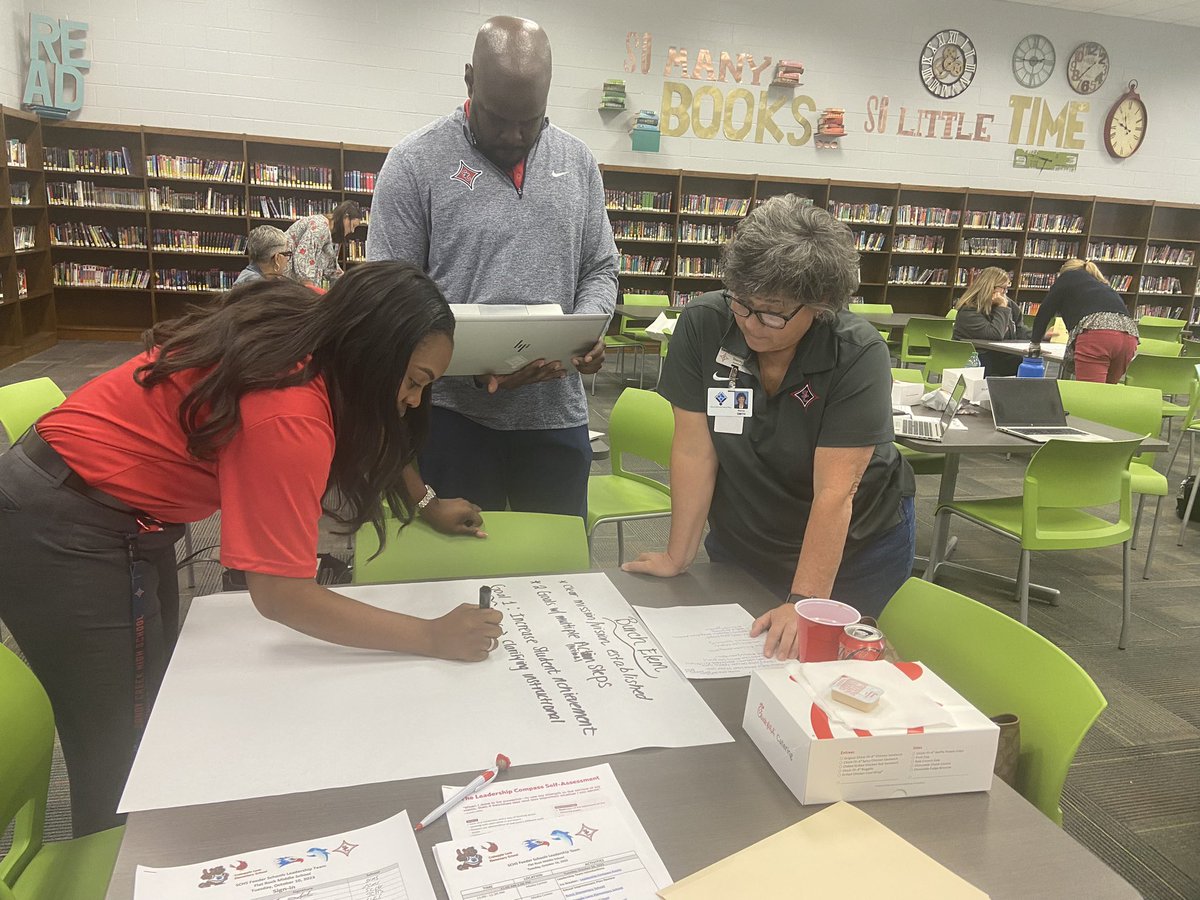 TROliverEDU's tweet image. Today Principals and AP’s held our own feeder pattern PLC. We took a deep dive into our feeder SIPs to support the instructional goals of all schools at all levels! So proud of our work and our Feeder Leaders!  ❤️🤍💙 #alignmentmatters #feederschoolsmatter 
#CompetitiveAdvantage