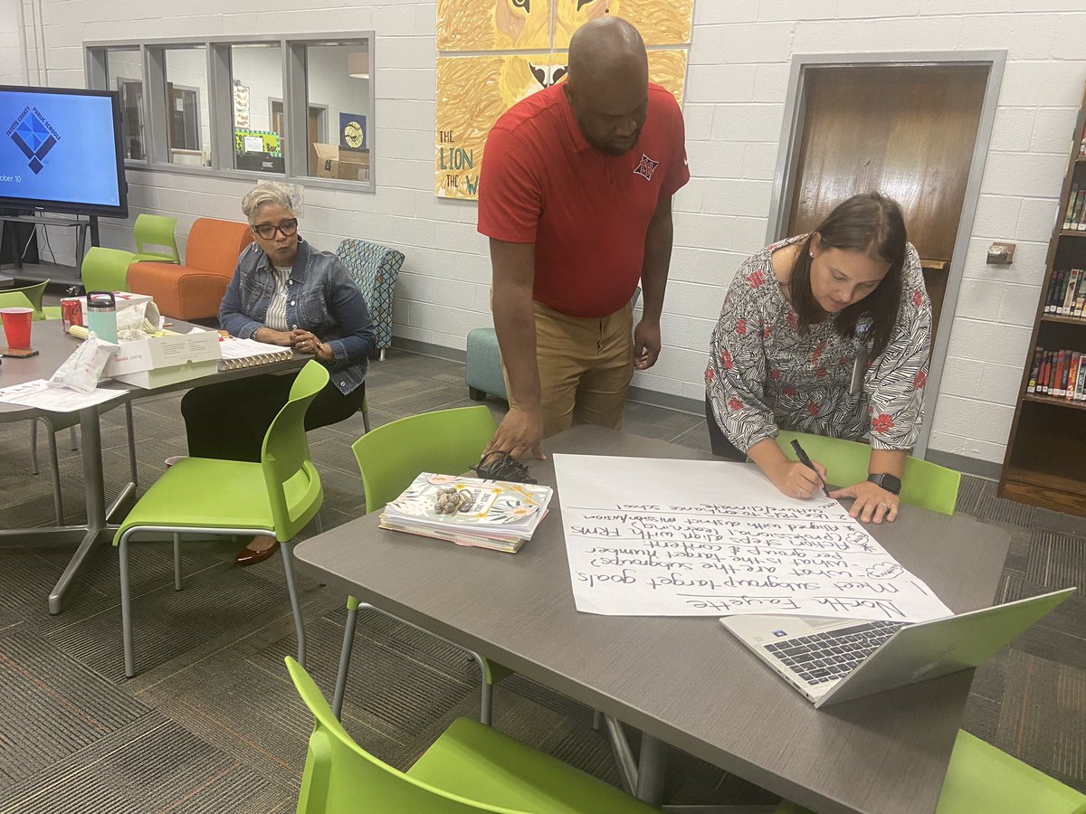 TROliverEDU's tweet image. Today Principals and AP’s held our own feeder pattern PLC. We took a deep dive into our feeder SIPs to support the instructional goals of all schools at all levels! So proud of our work and our Feeder Leaders!  ❤️🤍💙 #alignmentmatters #feederschoolsmatter 
#CompetitiveAdvantage