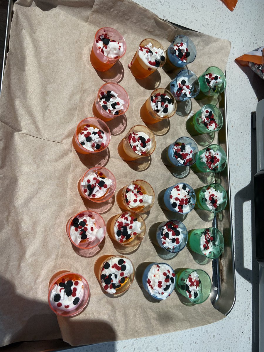 CodyWeiss18's tweet photo. Halloween Jello Shots during Life skills https://t.co/PdaVaxIk99