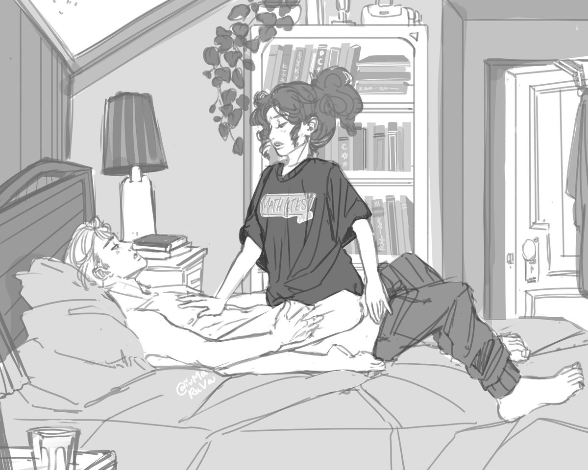 A little sketch for Rocky’s drabble 😮‍💨 This is a must read!