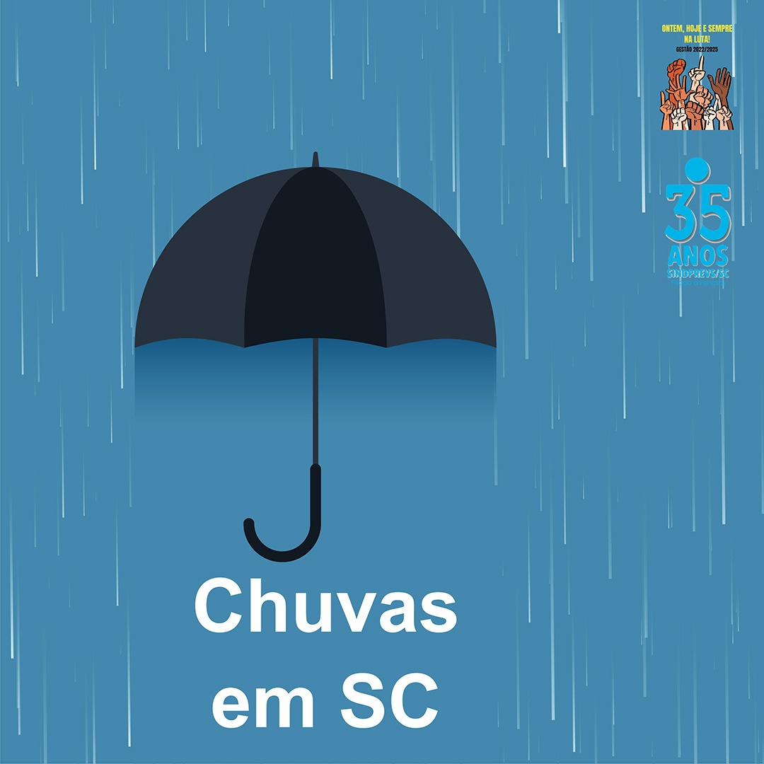 sindprevs's tweet photo. Tendo em vista as fortes chuvas que atingiram o Estado de SC desde o dia 6, o Sindprevs/SC solicitou, via ofício,  à Superintendente Regional Sul do INSS a possibilidade de abatimento excepcional nas metas.
📲 Leia mais no nosso site: https://t.co/C7s8xr9stz 
#sindprevssc https://t.co/ui637IE3rx