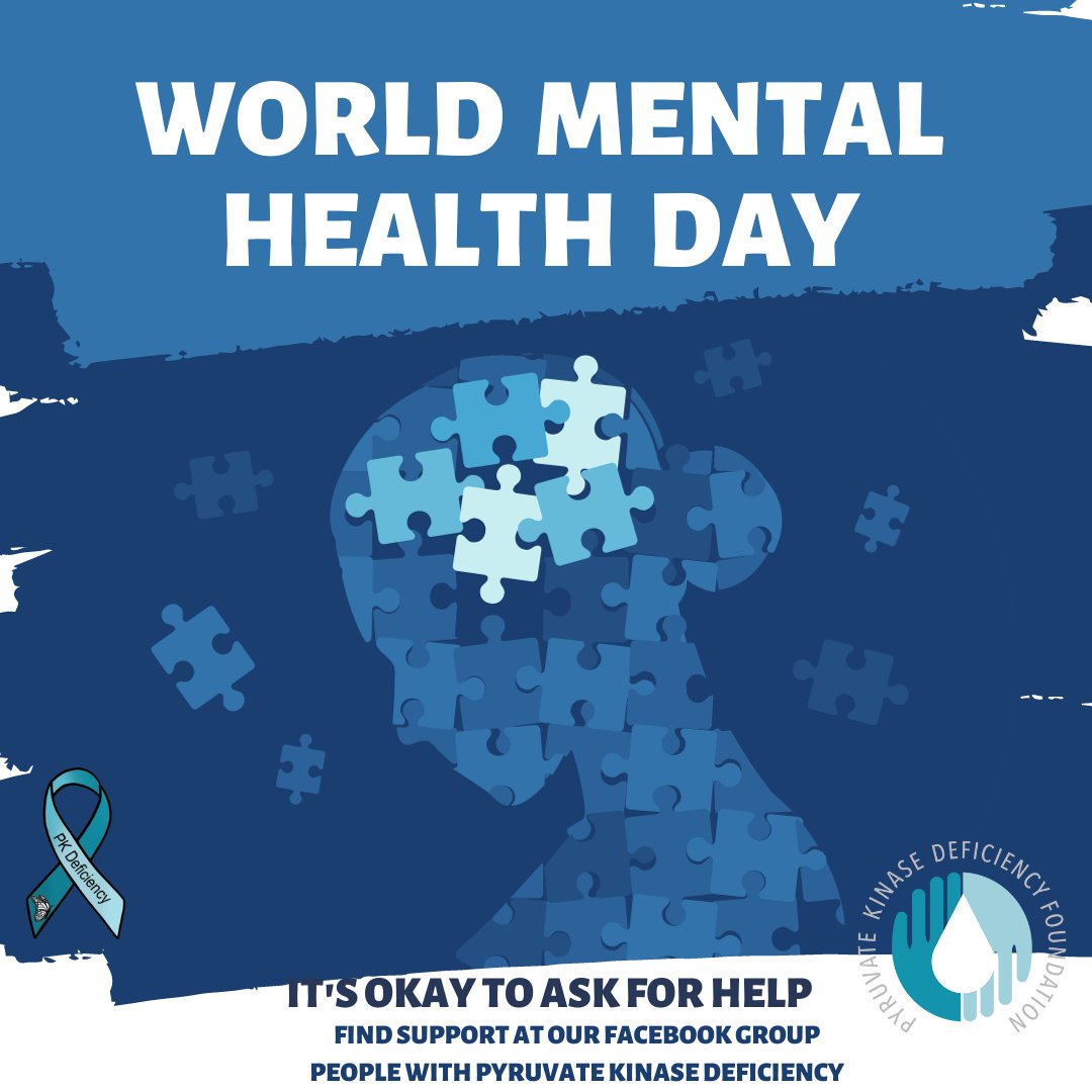 As the theme of World Mental Health Day highlights, ‘mental health is a universal human right.’ Let's talk about mental health and show everyone that mental health matters. #MentalHealthDay2023  #PKDeficiency #MentalHealthMatters