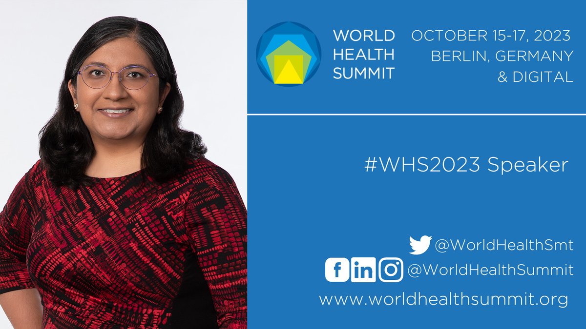 Join me at the World Health Summit #WHS2023, where I'll be representing @Ginkgo during the panel session 'Protecting the World: Moving Rapidly and Together -- A New Understanding of Pandemic and Epidemic Risks' on Oct. 15, 2023, CEST: 11:00 AM - 12:30 PM. Hope to see you there!
