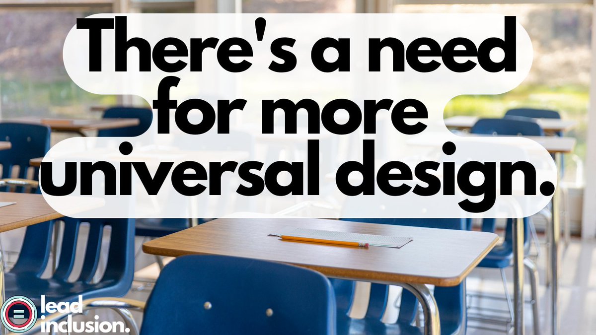 ⏳ If half the class requires tier 2 support, the school doesn't need more tier 2 #intervention strategies or programs. There's a need for more universal design. #LeadInclusion #EdLeaders #Teachers #UDL #TeacherTwitter