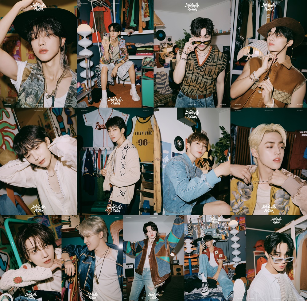 Kpop_Herald's tweet photo. .@pledis_17 dropped the first batch of official pictures for "Seventeenth Heaven." The first version, "AM 5:26," takes its name from Seventeen's debut anniversary, May 26, and shows the members trying on clothes before festival! 🎉 #SEVENTEEN #SEVENTEENTH_HEAVEN #AM526 https://t.co/YQ0q6YSXmA