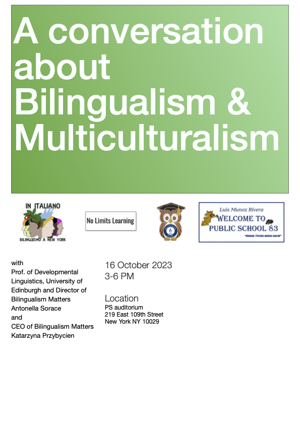 Matteosmummy's tweet photo. Take a look, share and come along - October 16 at 3:00PM - everybody welcome - with @BilingualItali1 @AntoSorace @read_naveed @ffaddany @WellComitesNY @kamar_samuels @CSD_4 @ItalyinNY @YDMA_PS242 @vincenzodesio @PS83D4 #PS182M_D4 
Registration link https://t.co/BIIHE7httV https://t.co/29qJ6XxooH