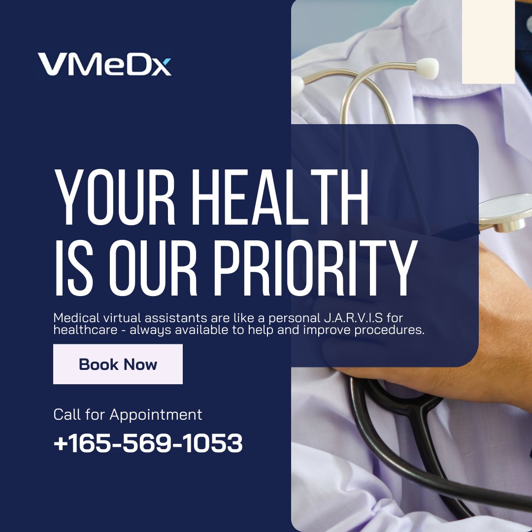 vmedxus's tweet image. A personal J.A.R.V.I.S that is constantly available to help and improve healthcare procedures is what medical virtual assistants are like.

#Health #Healthcare #MedicalVA