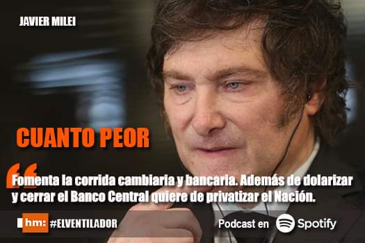 LOS VENDEPATRIAS JODEN AL PUEBLO. En defensa de la Soberanía Nacional debemos unirnos para frenar la corrida financiera para voltear el peso. En defensa del bolsillo y la mesa, hay que parar el golpe. ¡Cárcel a los que hacen terrorismo económico!