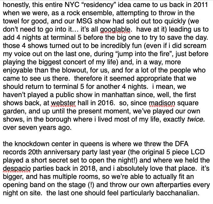 lcdsoundsystem's tweet image. 