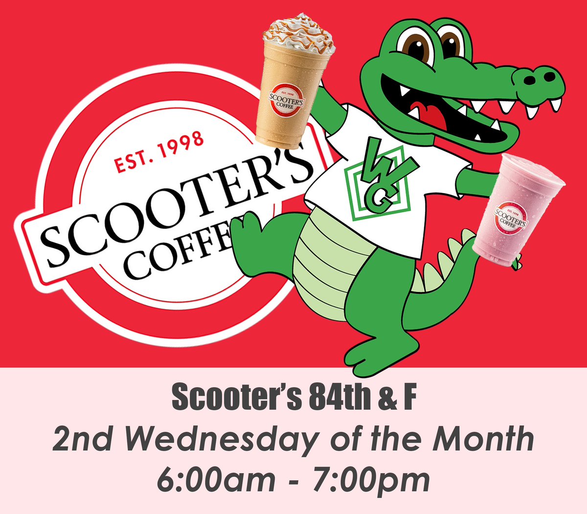 Westgate Families- Tomorrow is Scooters Day (84th &amp; F). Mention you are supporting Westgate and 30% of proceeds come back to our school!