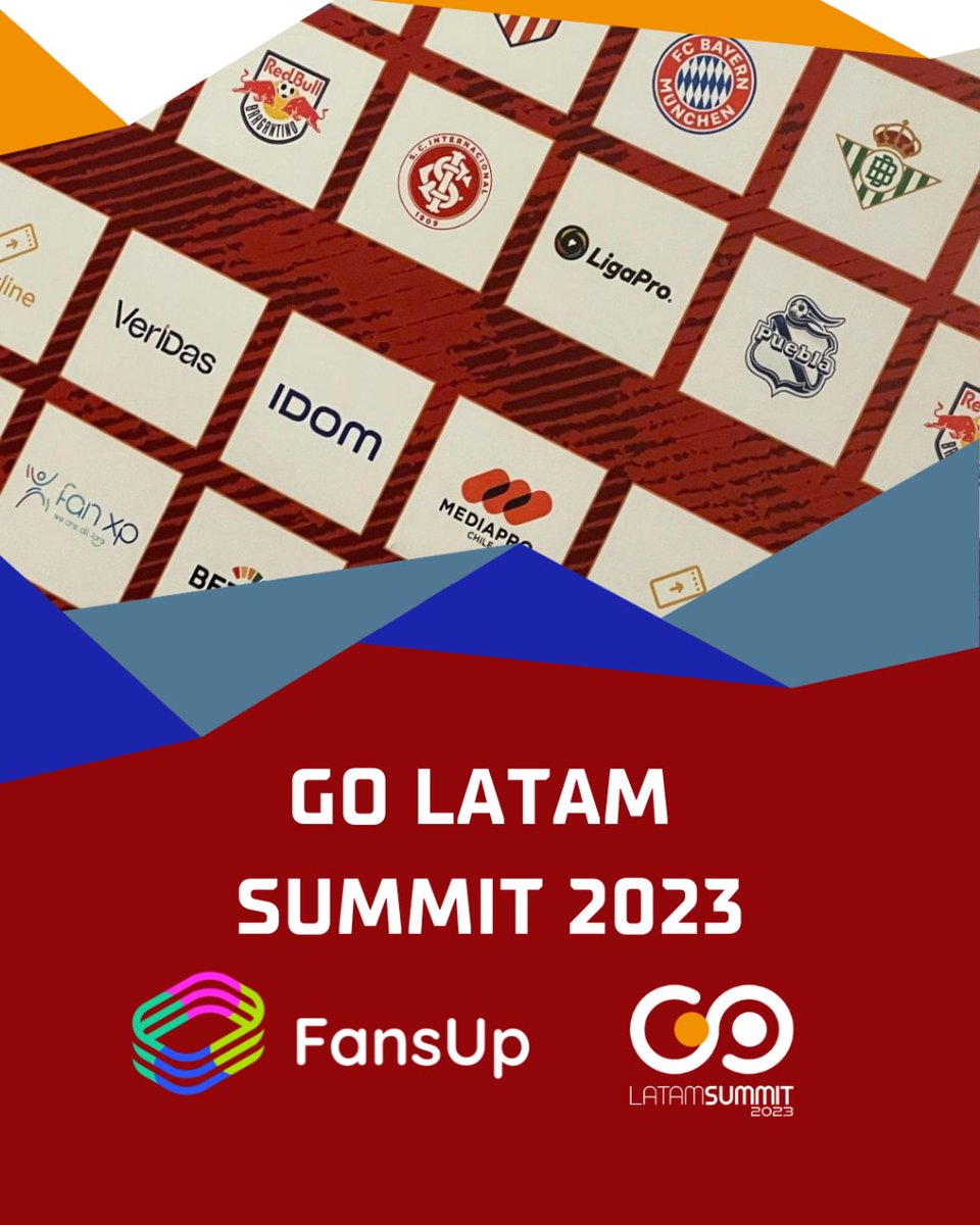 FansupApp's tweet photo. Orgullosos de ser parte del @GOLatamSummit  2023, representando a las startups deportivas con FansUp. Gracias @cruzados y Emilio San Martin por esta increíble oportunidad. ¡Seguimos creciendo en el mundo del deporte! 🚀🏆 #FansUp #DeporteInnovador #GoLatamSummit https://t.co/63wieqgBq9