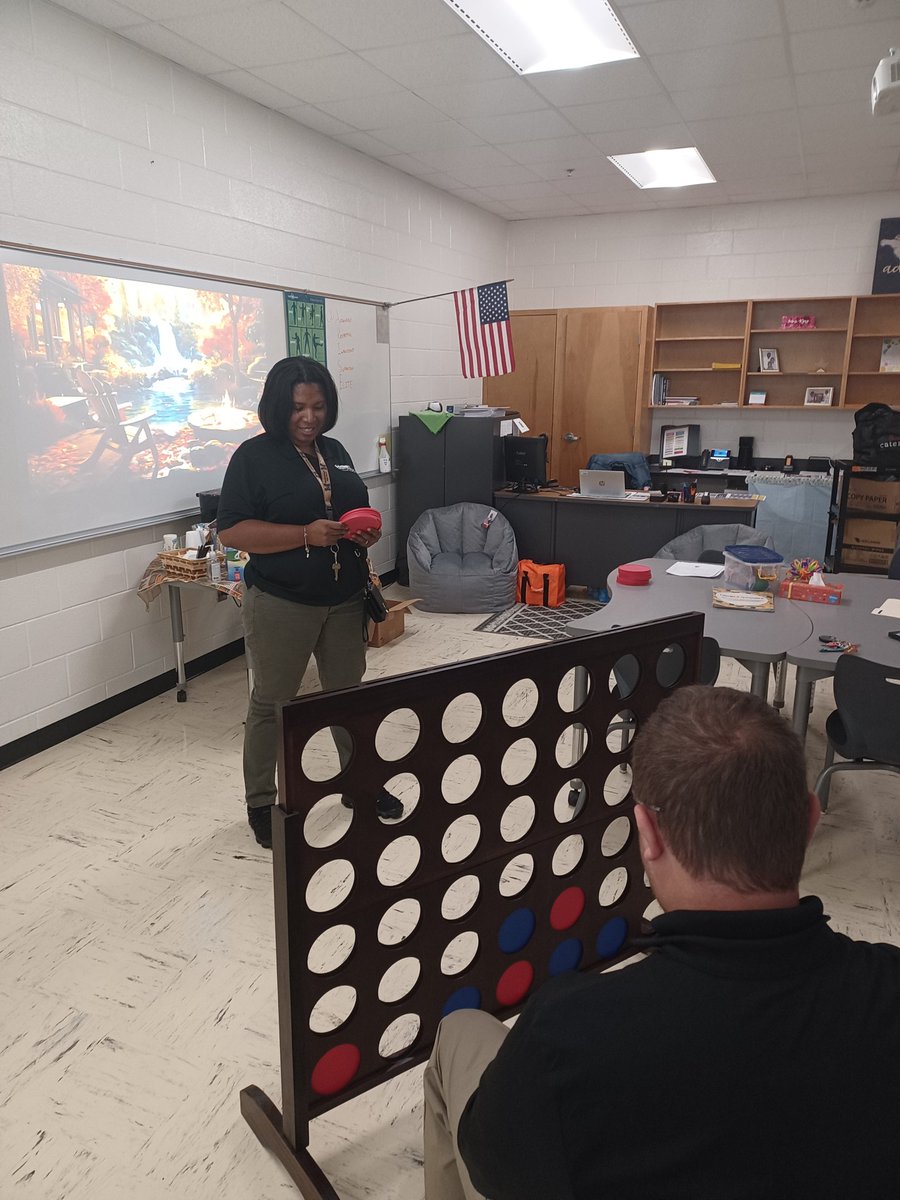 OtissaK's tweet photo. In honor of World Mental Health Day we took some much needed time in our wellness room. Games, refreshments, mental health resources, and much more. #HenryCares https://t.co/HlcyaRiwdg