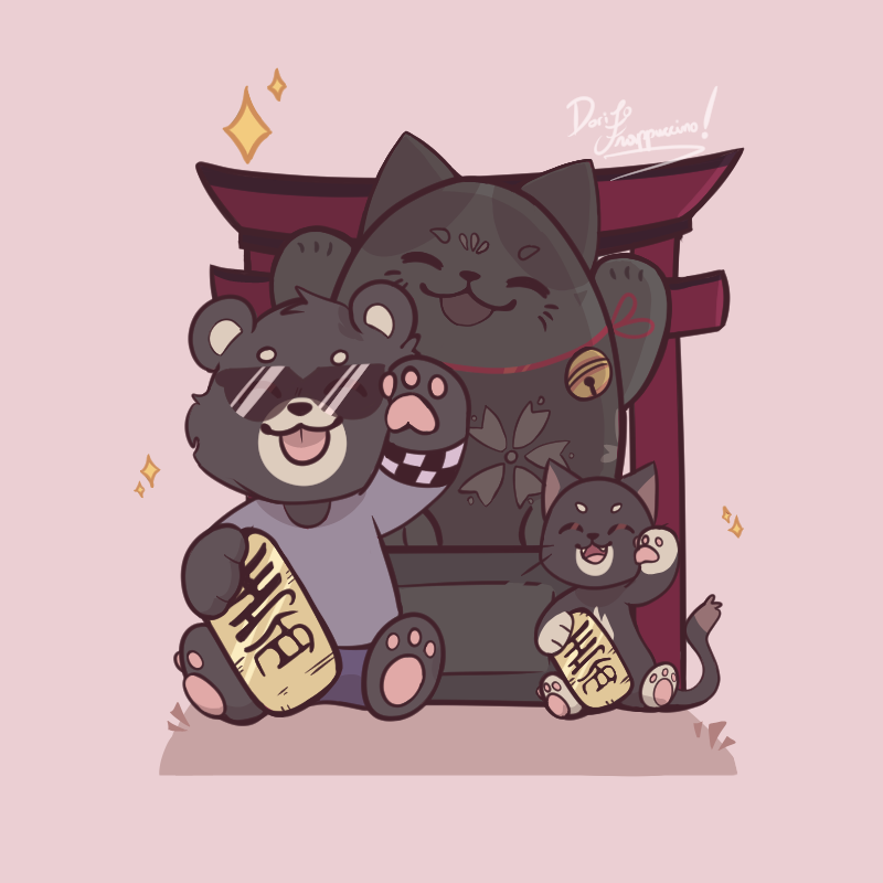 toranakko's tweet photo. Maneki-neko!! ✨✨
#spreenfanart #spreen https://t.co/b09cfiqkx3