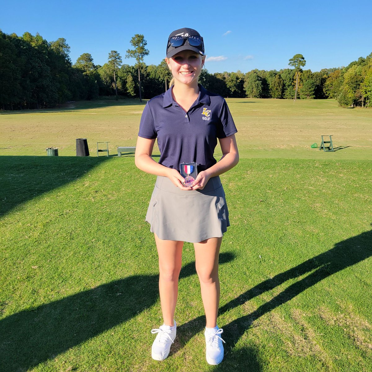 State tourney report:  Senior Ayla Browning with 3 late birdies turns in a team leading 69 (-3) for the Captains.  All-State honors for Ayla for her T6 finish!   Very fun watching her grow as a competitor over the years!
