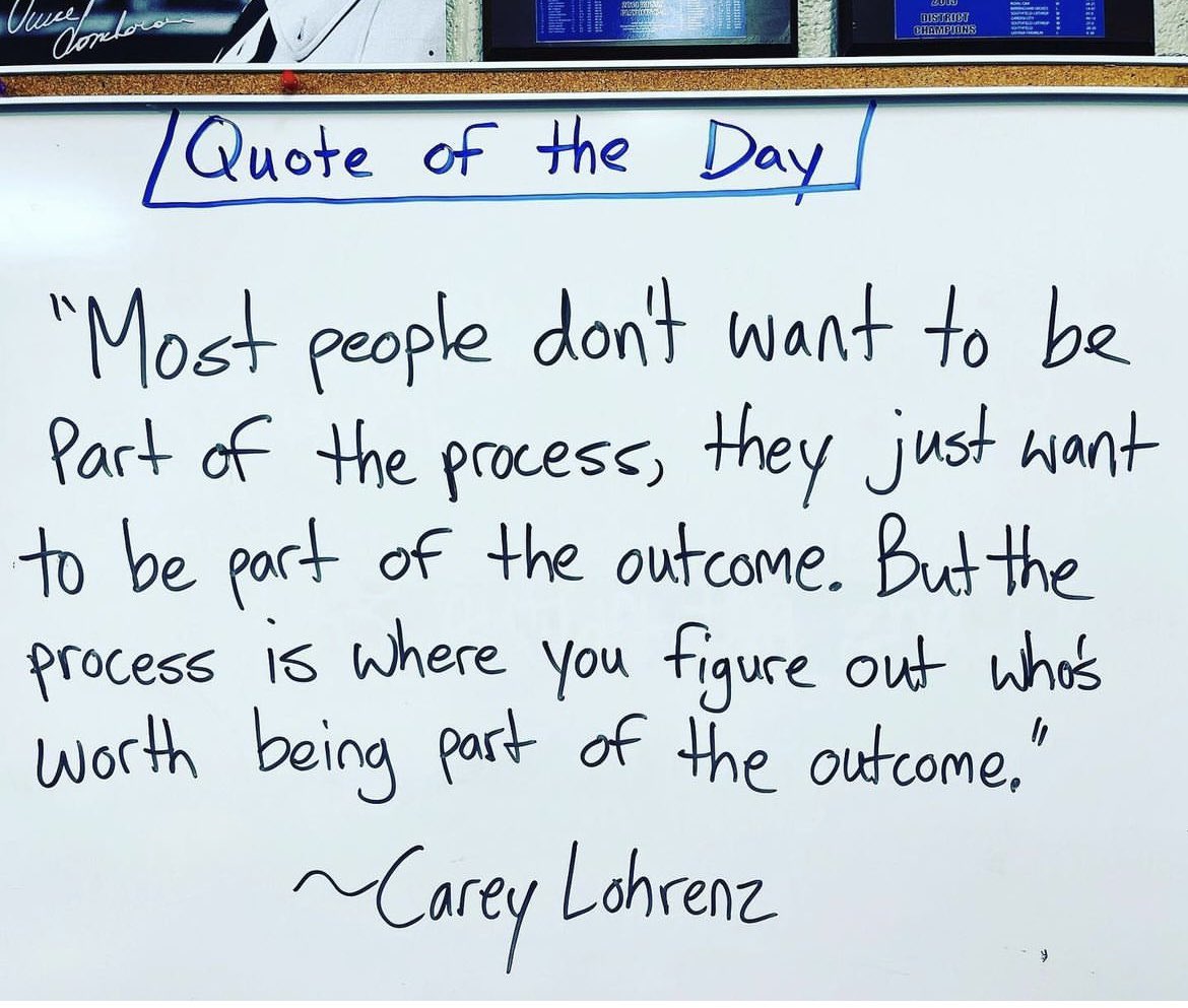 Culture and climate starts with us.