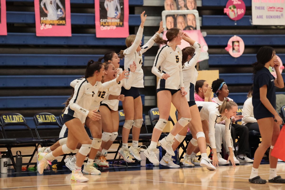 Saline sweep on senior night.