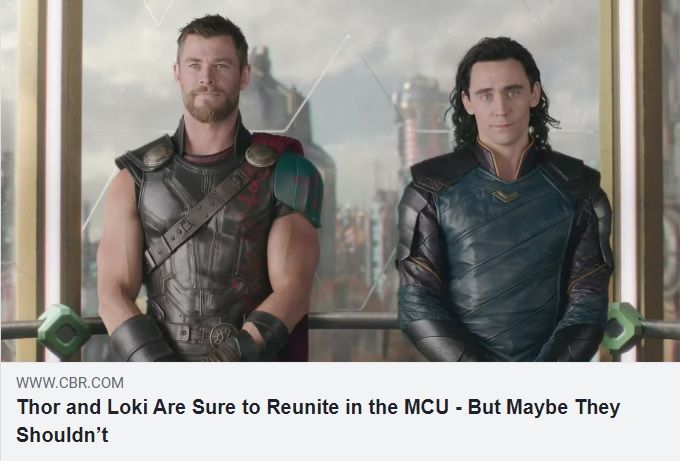 Loki and Thor have been friends and foes, but never less than kin. As fun as an #MCU reunion might be, it holds emotional peril for both. 

buff.ly/48Q8FMY