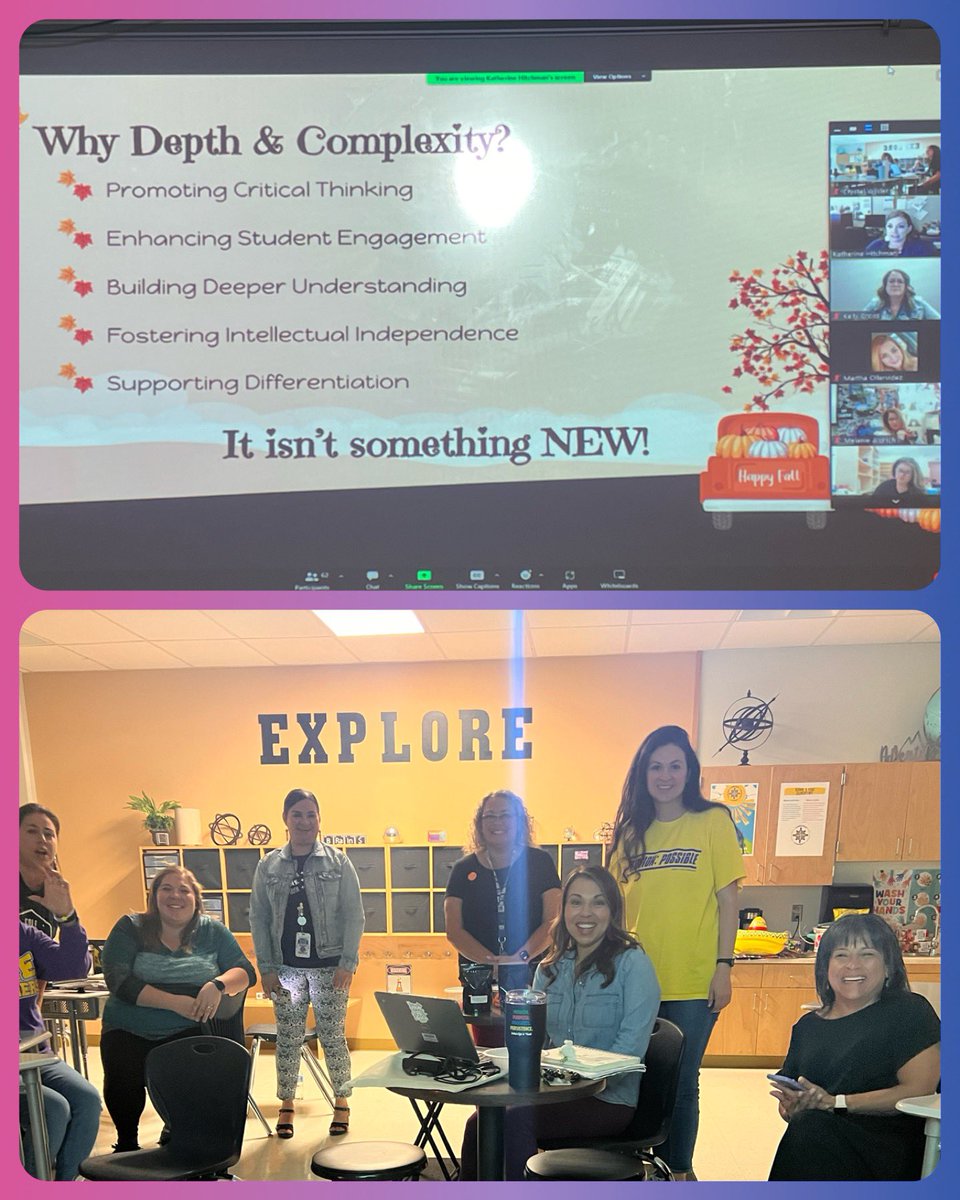 MrsAbingColeGT's tweet photo. Nacho Average PD @NISDMaCGT watch party @NISDCole  D&amp;C resources @JTaylorEdu software suite Ty @crystalmwilder for the snacks! So proud to work with these amazing teachers @selenadewitt12 @collier2nd @Beltranjudith1 Caballero, Boullosa, Nichols, 💜Admin support @dinamartinez_ https://t.co/AMLps6HYNM