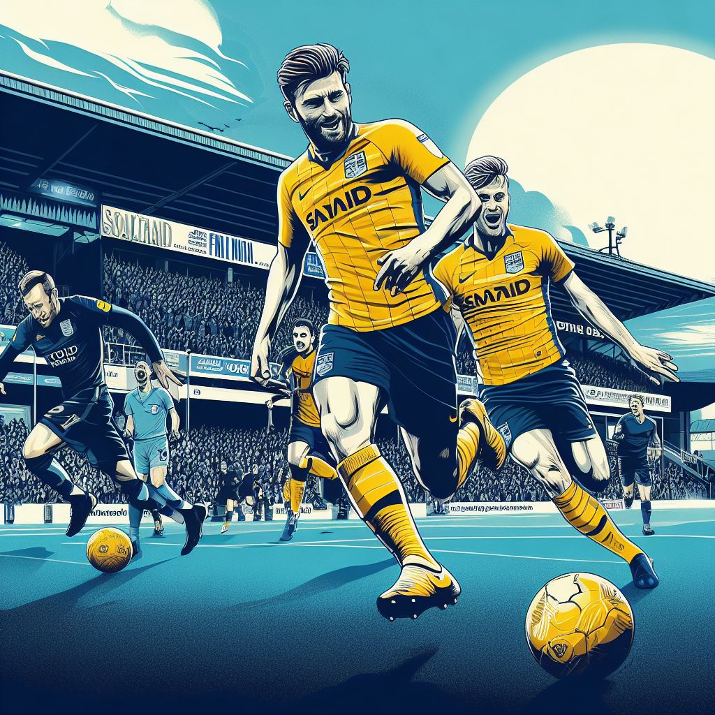 Post your Twitter name and bio to an AI image generator and see what it does:

Publique seu nome e bio do Twitter em um gerador de imagens de IA e veja o que ele faz:

<a href="/SUFCRootsHall/">Southend United FC</a> 👀