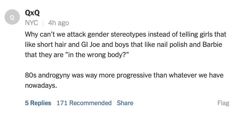 WomanWhoSaysNo's tweet photo. It's not the only great comment either. People are peaking! https://t.co/nD9hCLOzs7