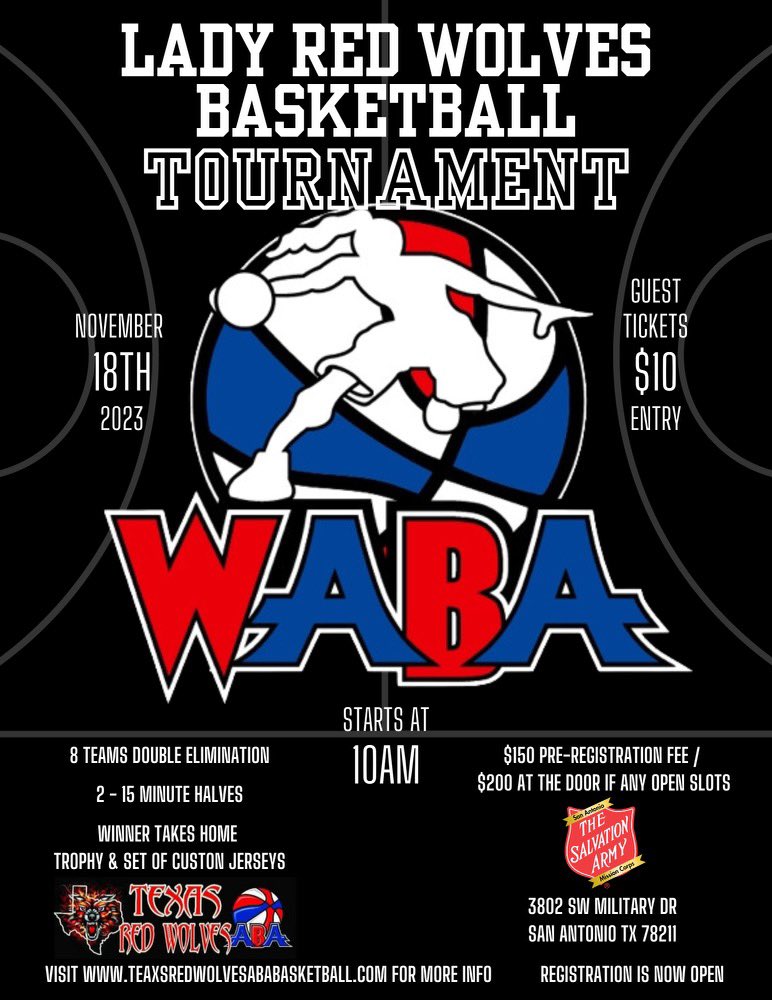 RedWolvesABA's tweet photo. Ladies! Get your team in . It’s time to shine . https://t.co/ToUXiqIdSt