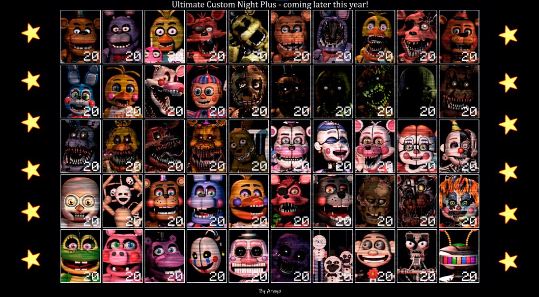 Five Nights At Freddy's 2 Ultimate Custom Night Five Nights At