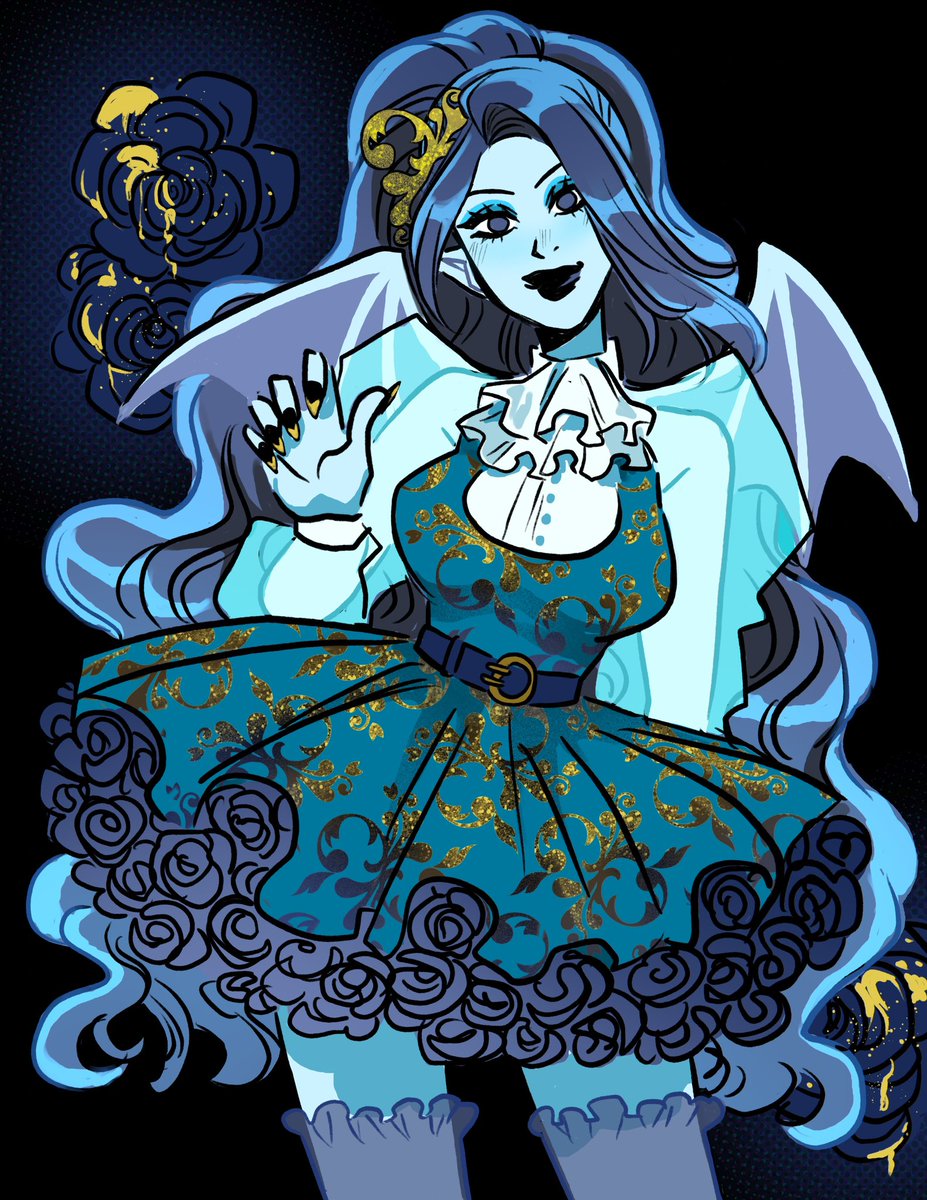 「Regal Vampire Gal 」|Natalie Nardozza// Comic Artist - TCAF Table 2072のイラスト