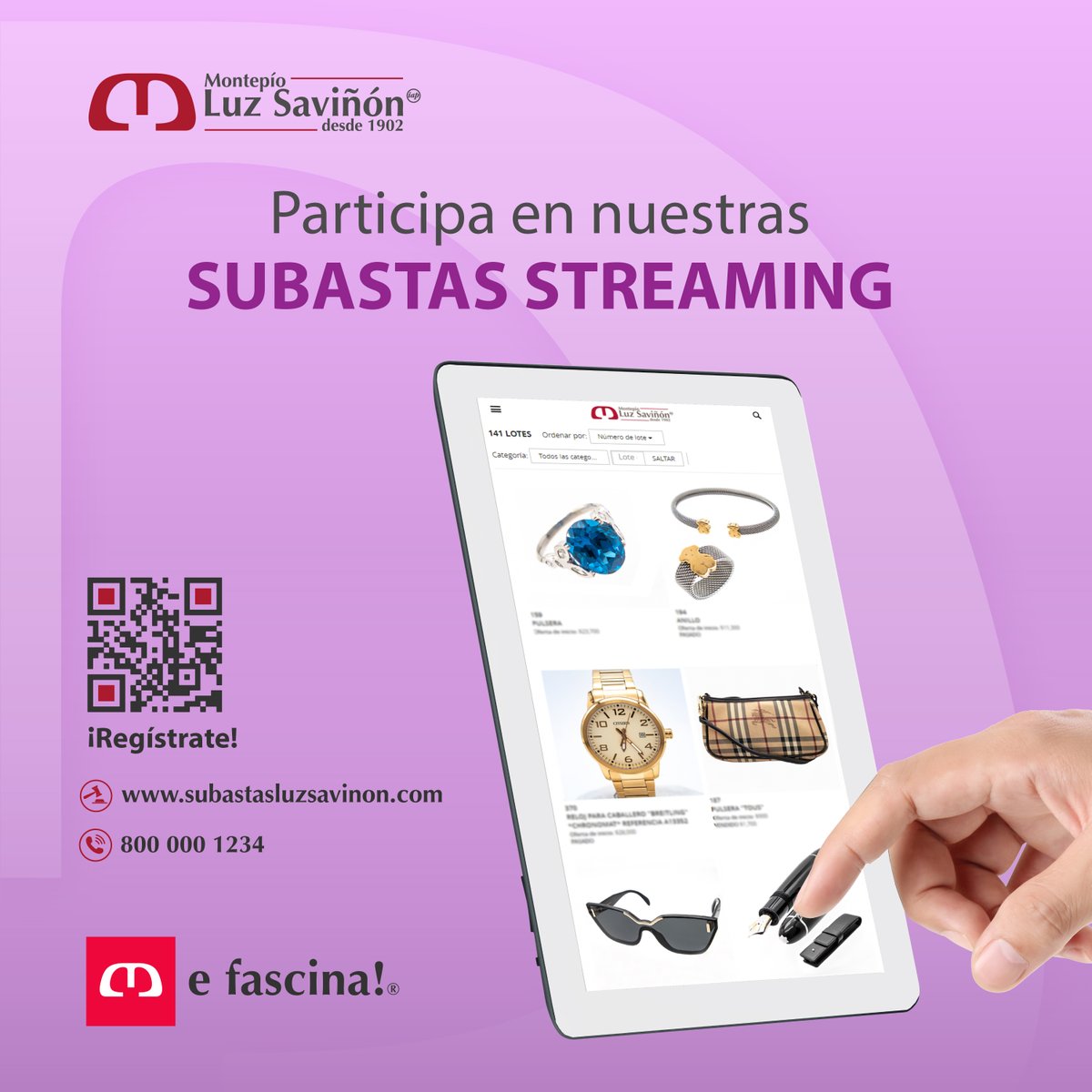 SubastMLSavinon's tweet photo. Descubre la emoción de las subastas en Montepío Luz Saviñón. Encuentra tesoros únicos este 19 de #octubre en nuestra #subasta exclusiva. ¡Regístrate ahora en https://t.co/vRsQgYQDK9 y asegura tu lugar en esta experiencia única! https://t.co/j2cnRZWGWe