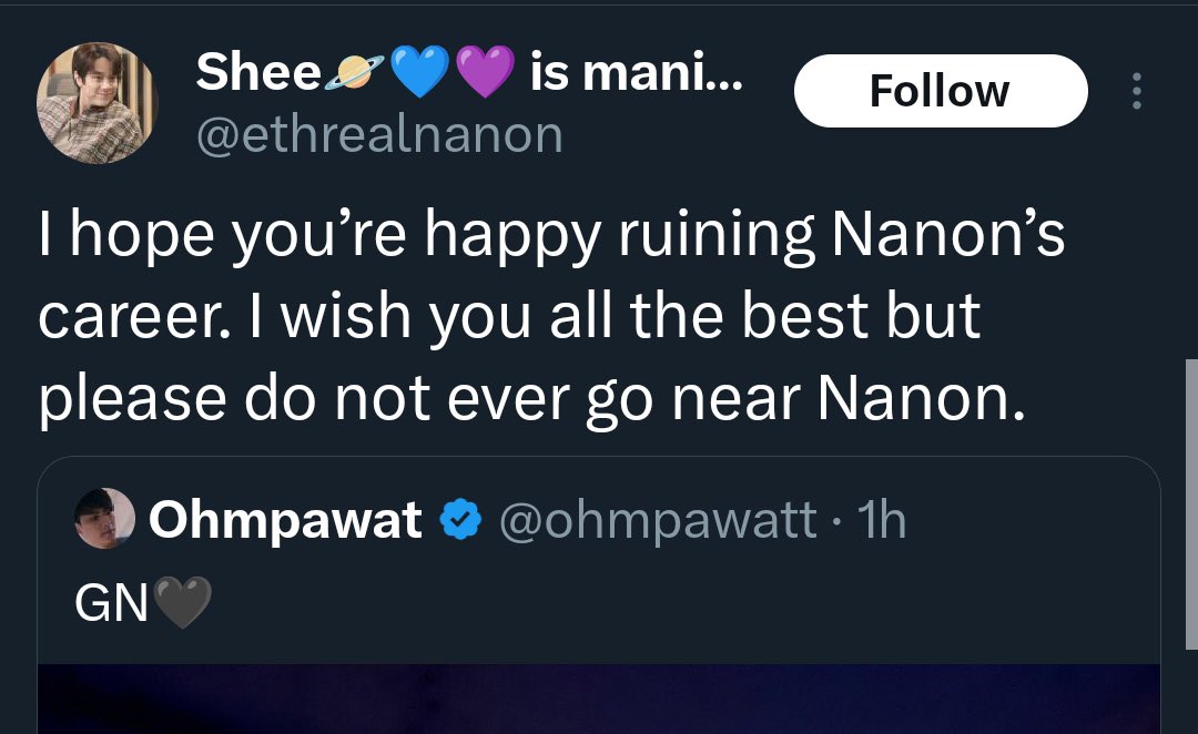 sssshhhhhi's tweet photo. Like idol like fans. It’s always Nanon himself or his fans who help him to be sadfishing all the time. Pathetic! 😂
#freenanon
#protectnanon 🤣🤣🤣 https://t.co/aczMXZawco