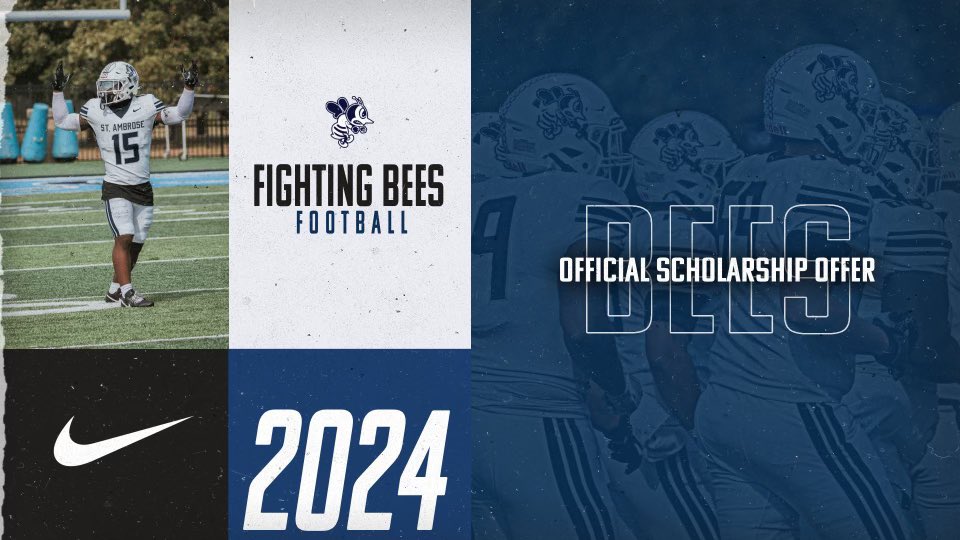 Happy to say I have received an offer from St Ambrose <a href="/FightingBeesFB/">St. Ambrose Football</a> <a href="/BernardBuhake/">Bernard</a> <a href="/FillippSAU/">Vince Fillipp</a>