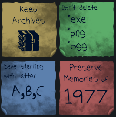 EmpyreansX's tweet photo. Sticky Notes give unique quests.
๐จFile Type
๐ฉFormat
๐ฆ1st Letter of a name
๐ฅCreated (Year)
The tough part of update is done.
Now finish up little things and polishing as I go.
#ludumdare #LDJam #IndieGameDev #indiedev #gamedevelopment #gamedev #indiegames #outtaspace #game https://t.co/ZBoQxBGQvl