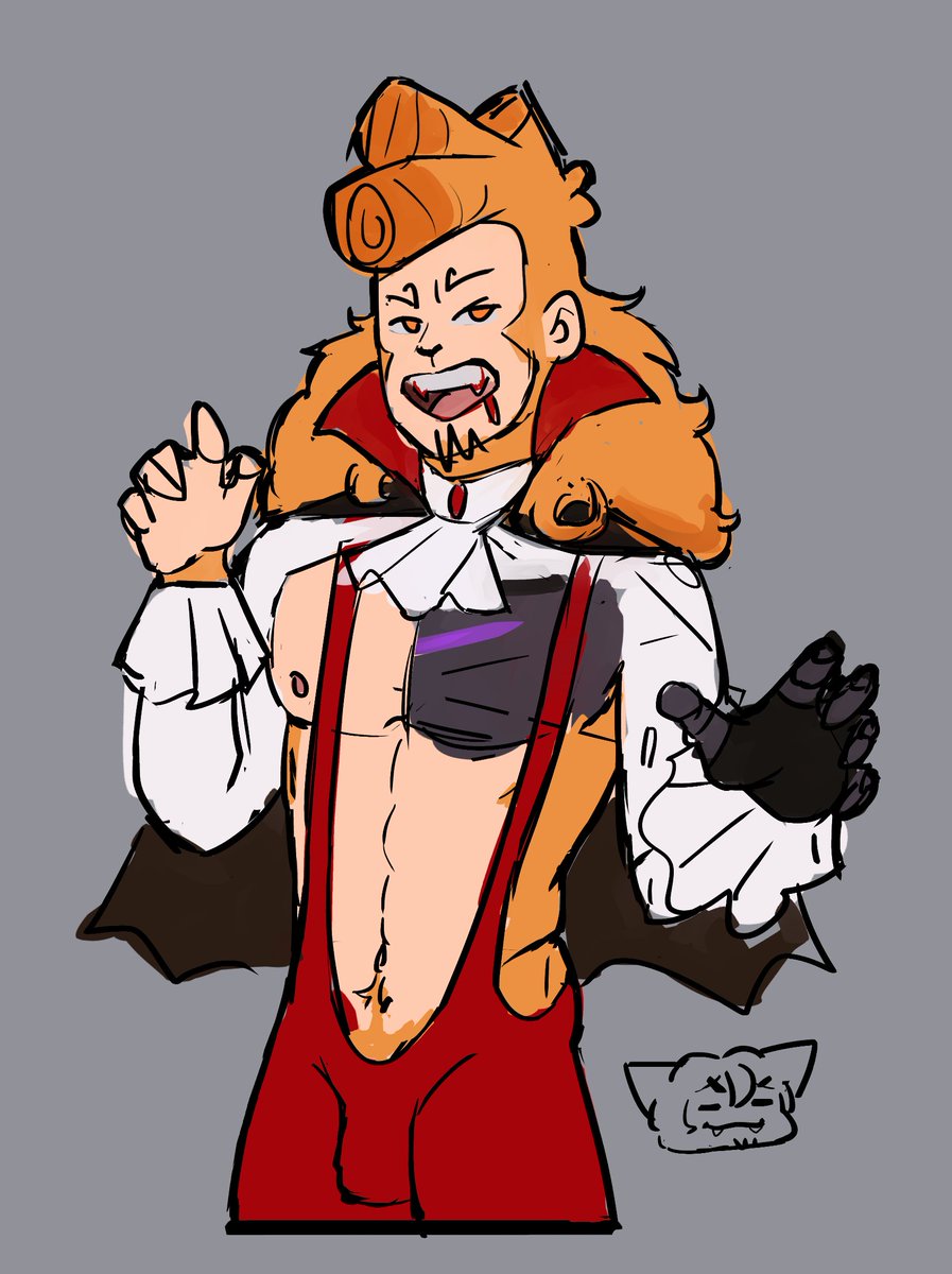 Dibuje al mono con este outfit para chupar ver- sangre XDDD