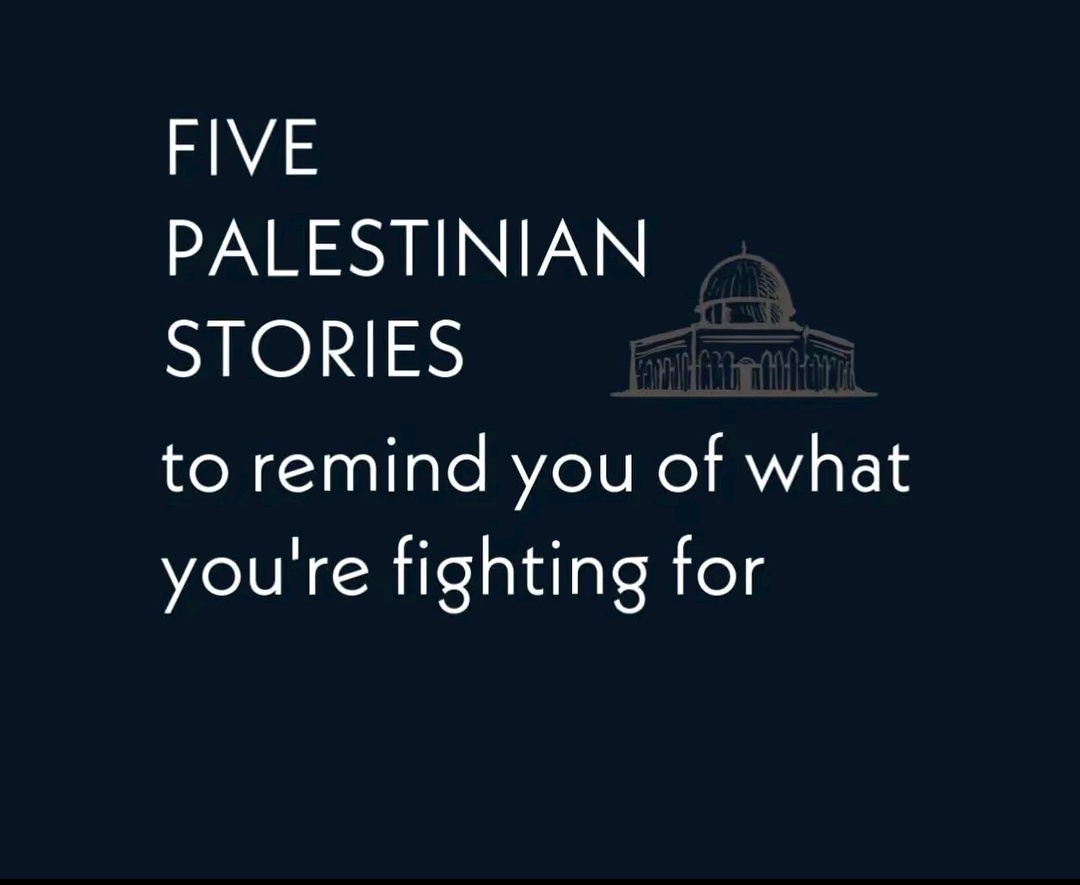 ALATLTG's tweet photo. Five Palestinian stories to remind you of what you're fighting for. 🇵🇸 https://t.co/hzB214ZKJh