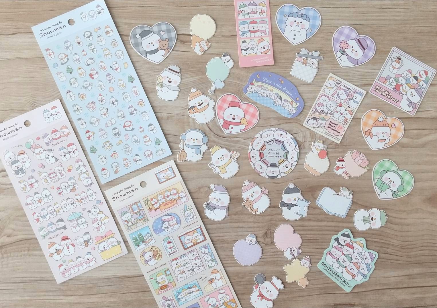 100均】キャンドゥ新発売「Snowman」文具が可愛いと話題！シール