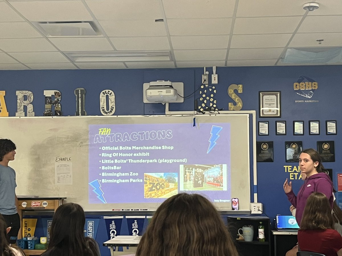 Level ones completed their E-Team presentations! #gshsmarketing