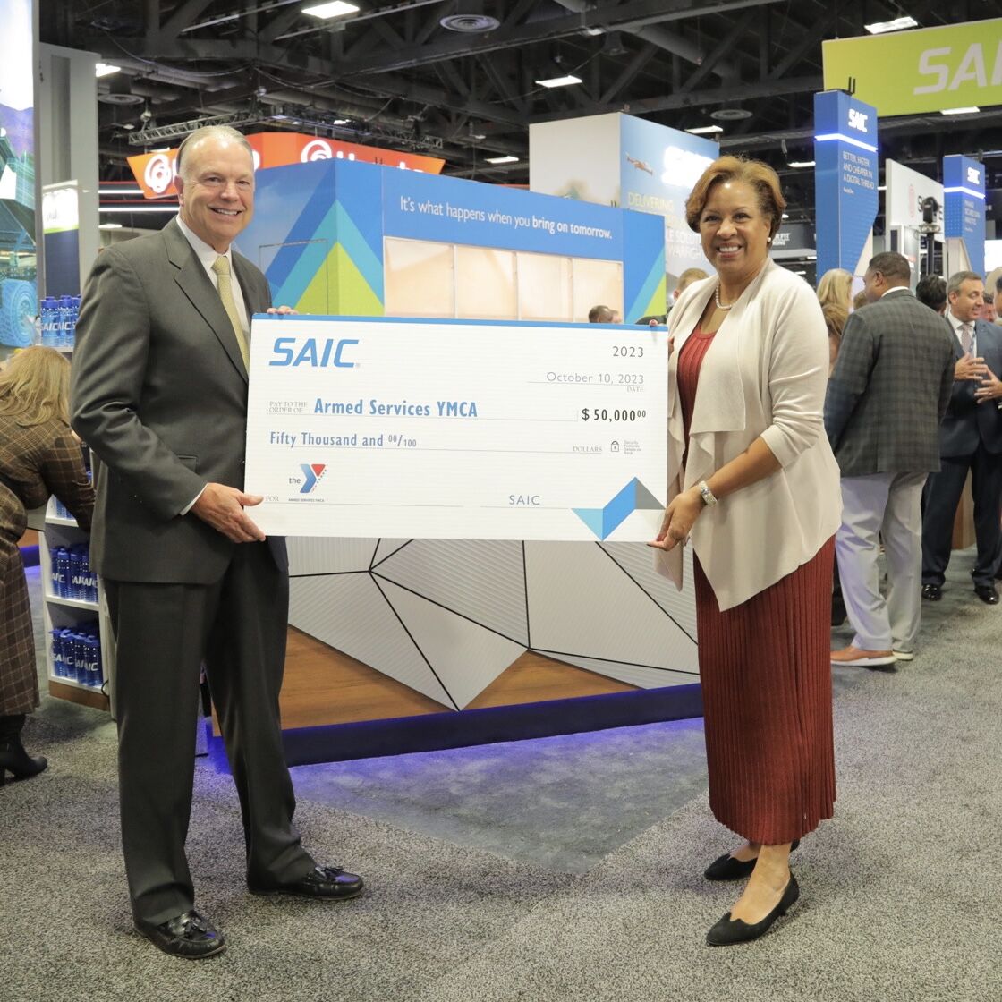 SAIC (@saicinc) on Twitter photo #SAICproud to partner with <a href="/asymcahr/">Armed Services YMCA</a> to support military families in accessing resources, relationships and opportunities to learn, grow, and thrive. #MilitarySupport #AUSA2023 #SAICproud to partner with <a href="/asymcahr/">Armed Services YMCA</a> to support military families in accessing resources, relationships and opportunities to learn, grow, and thrive. #MilitarySupport #AUSA2023