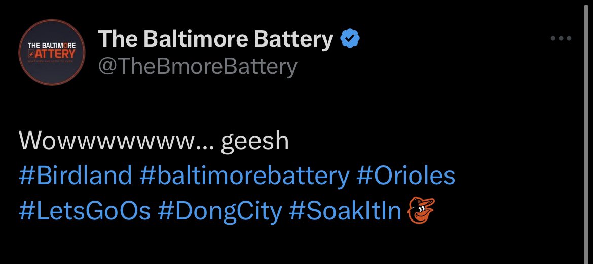 SALTY ASS FANS OF THE GAME - @TheBmoreBattery Edition! Part 1

Shout out to @TheBmoreBattery 💦💦💦💦
#Birdland #baltimorebattery #Orioles #LetsGoOs #DongCity #CodeOrange