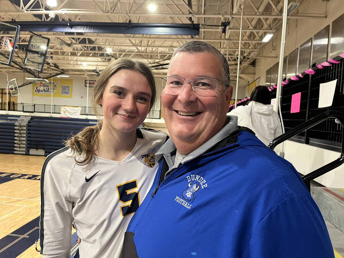 Went and watched <a href="/beaz_clare11/">Clare Beazley</a> play some volleyball! The Hornets swept Monroe in 3 games!! She had quite the cheering section!!! #GoHornets